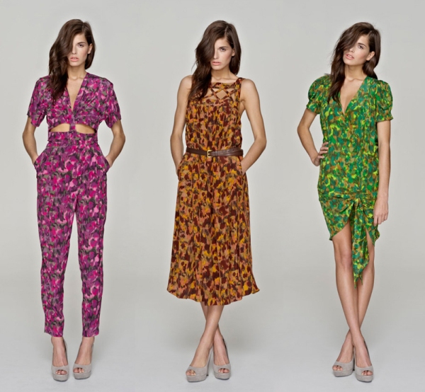 "Spring '11 Trends, Bold Prints, Prada, Florals, Mixing Prints"